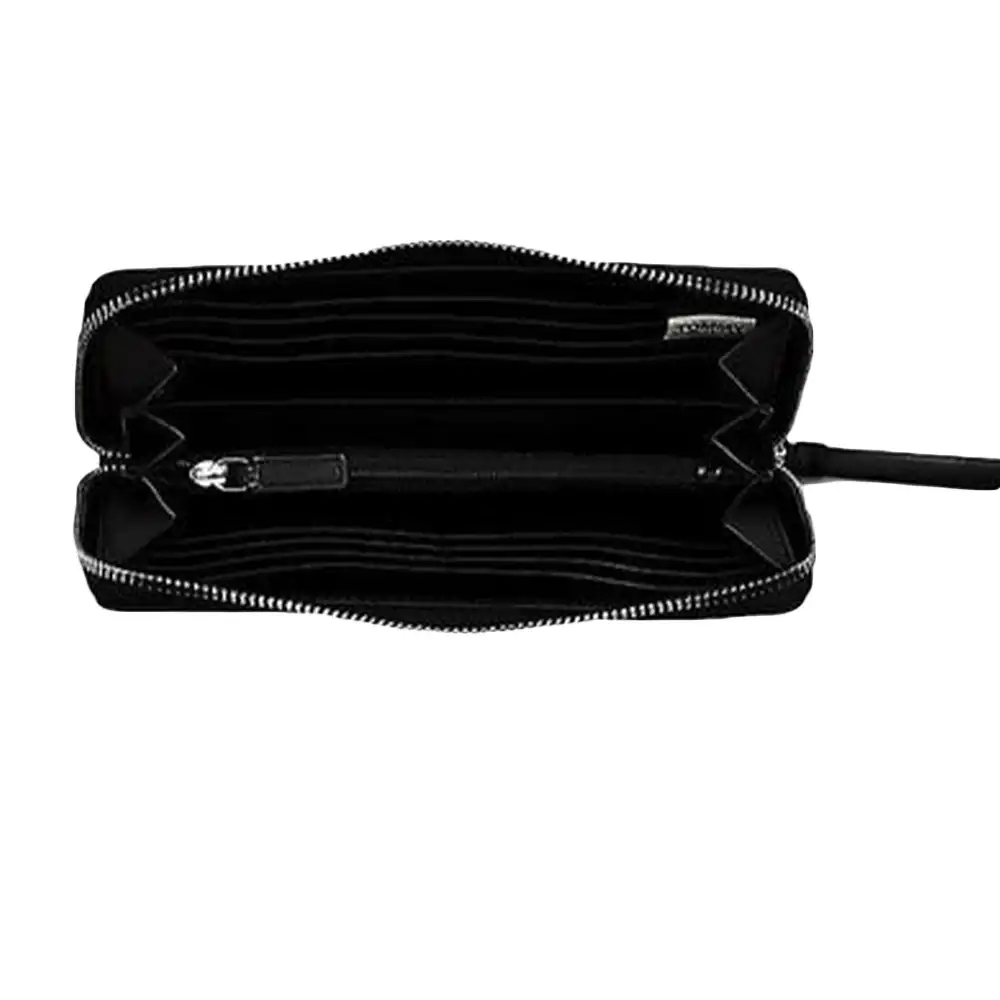 Portefeuille femme Tommy Jeans large authentic Noir - ZESHOES