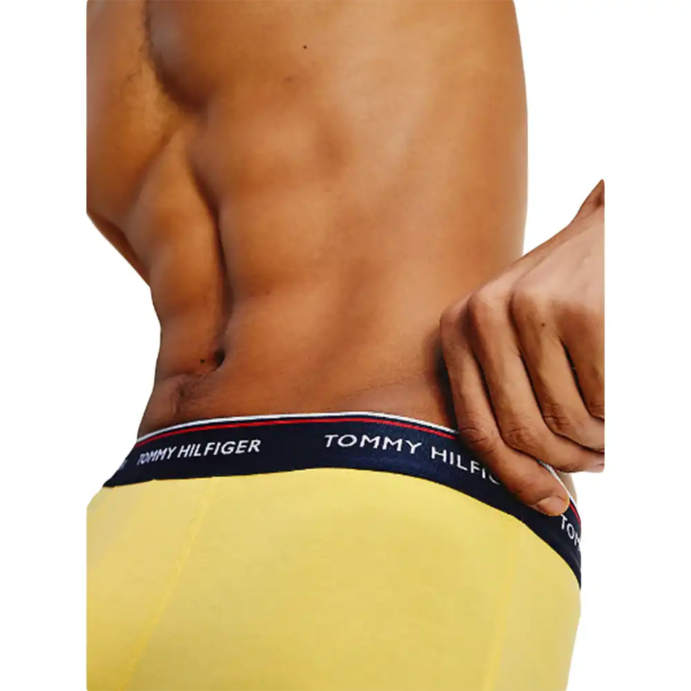 Boxer homme Tommy Jeans front logo pack x3 Multicolor - ZESHOES