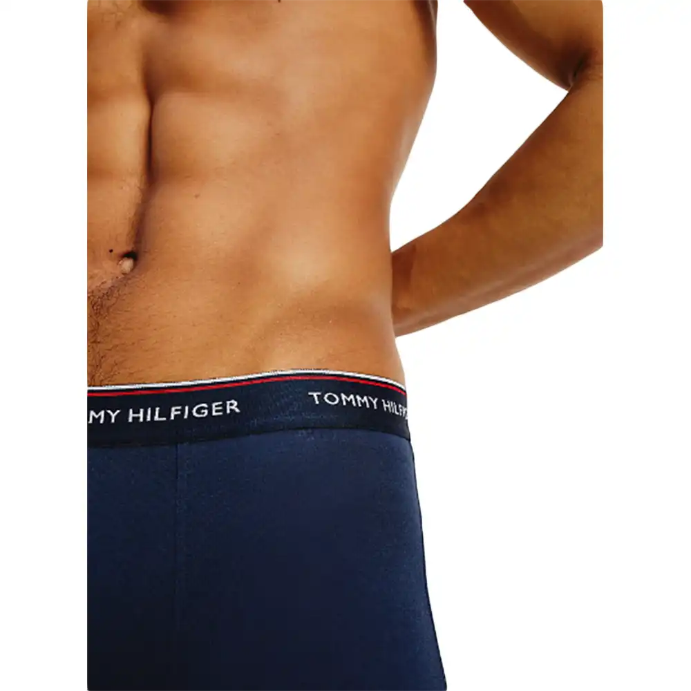 Boxer homme Tommy Jeans front logo pack x3 Multicolor - ZESHOES