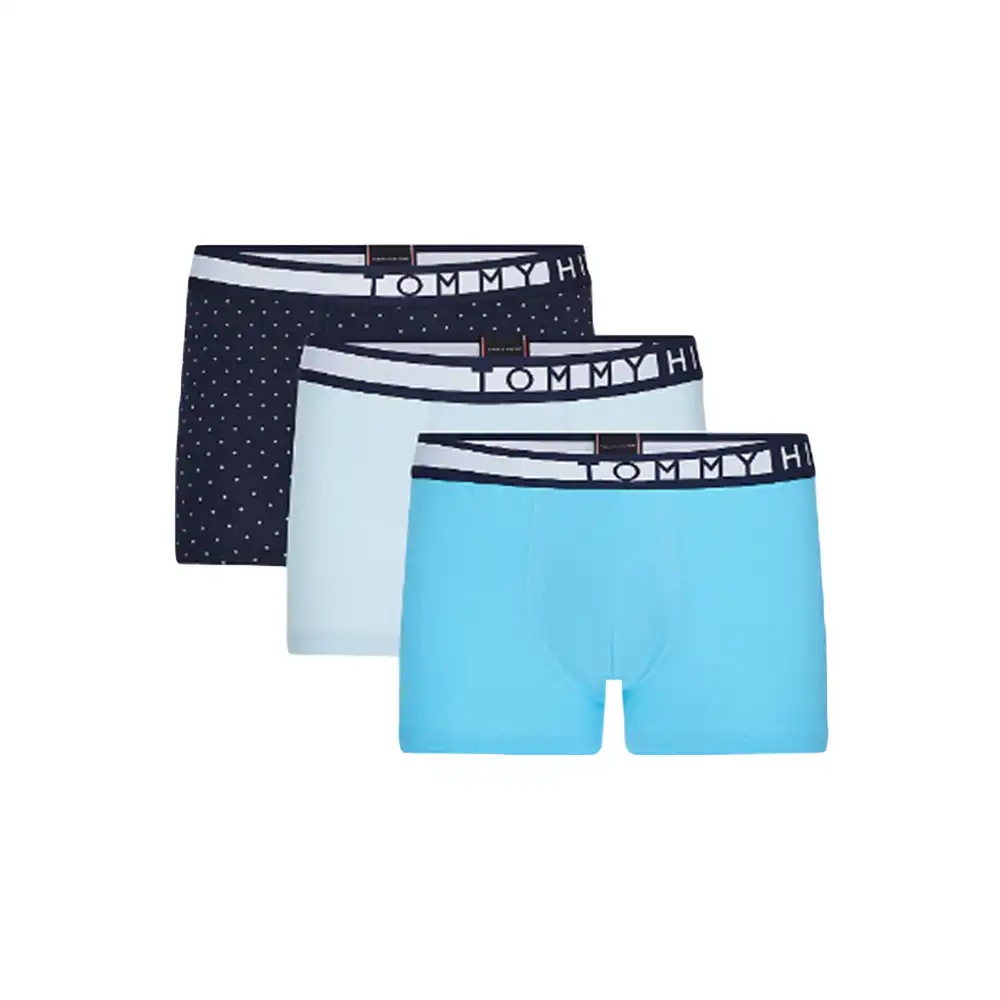 Boxer homme Tommy Jeans side logo pack x3 Multicolor - ZESHOES