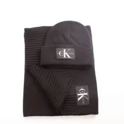 Bonnet homme Calvin Klein pack x2 produits Noir - ZESHOES