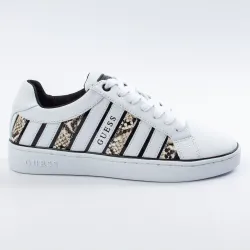 Basket de ville basse femme Guess Snake Blanc - ZESHOES