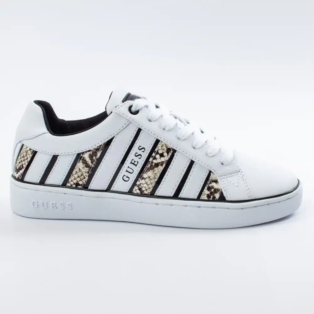 Basket de ville basse femme Guess Snake Blanc - ZESHOES