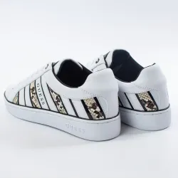 Basket de ville basse femme Guess Snake Blanc - ZESHOES