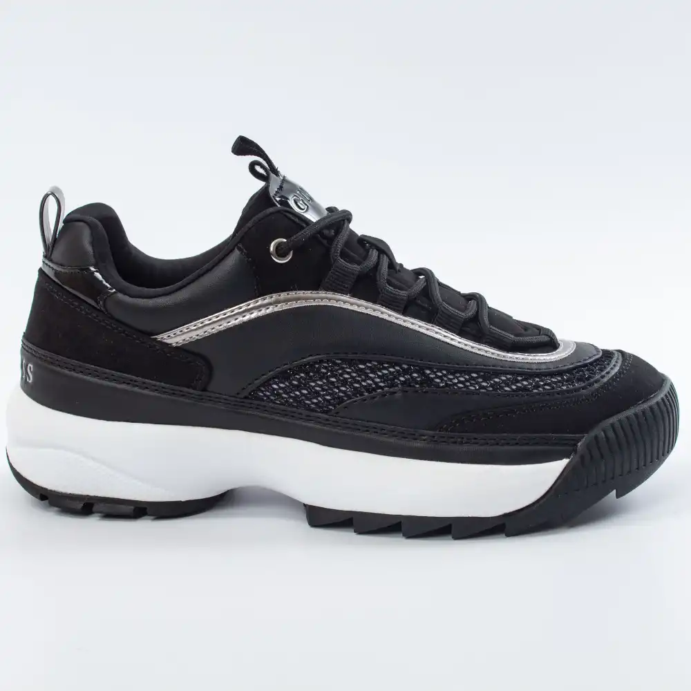 Basket de ville basse femme Guess kayele Noir - ZESHOES