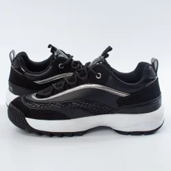 Basket de ville basse femme Guess kayele Noir - ZESHOES