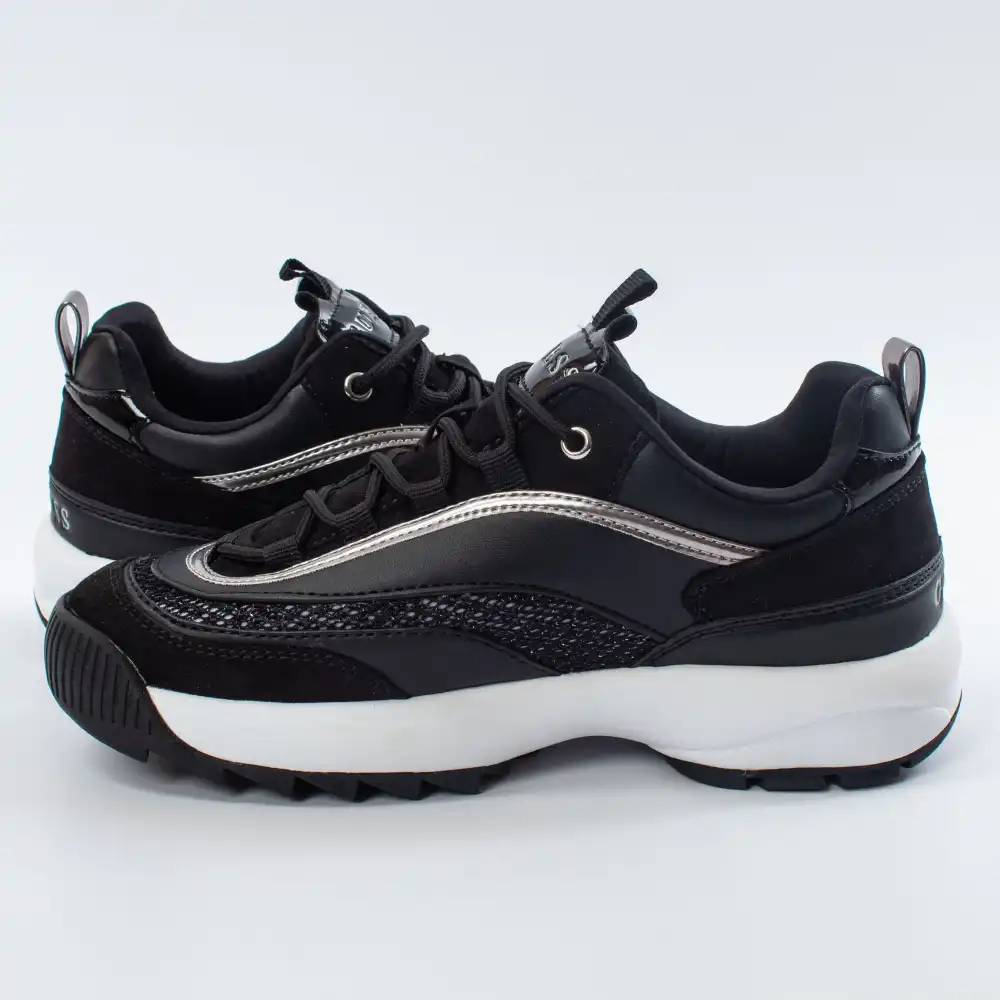 Basket de ville basse femme Guess kayele Noir - ZESHOES