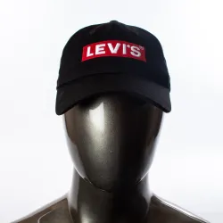 Casquette homme Levis Front logo Noir - ZESHOES