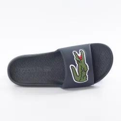 Claquette homme Lacoste crocodile Bleu - ZESHOES