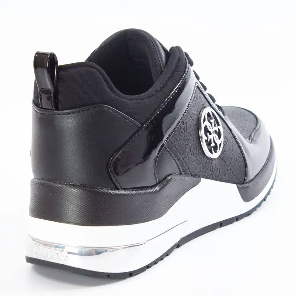 Basket basse femme Guess JARYD LOGO 4G Noir Basket basse femme Guess JARYD LOGO 4G Noir