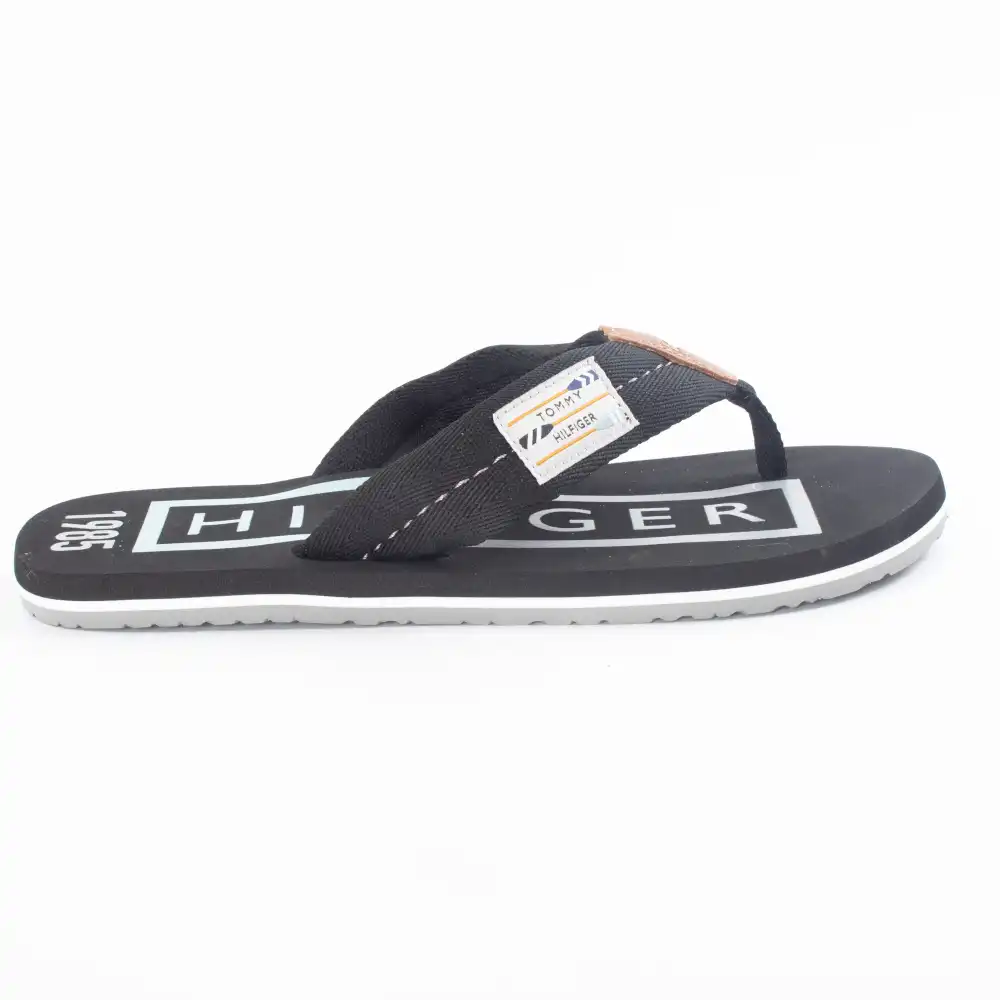 Tong homme Tommy Jeans BADGE BEACH SANDAL Bleu - ZESHOES Tong homme Tommy Jeans BADGE BEACH SANDAL Bleu - ZESHOES