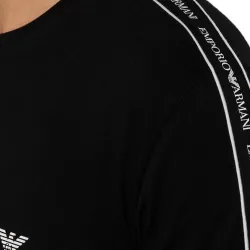 T shirt manche courte homme Emporio Armani Crew neck Bleu - ZESHOES