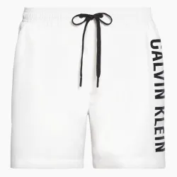 Short de bain homme Calvin Klein INTENSE POWER PLUS Blanc - ZESHOES Short de bain homme Calvin Klein INTENSE POWER PLUS Blanc - ZESHOES