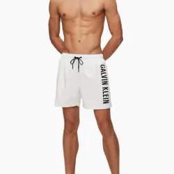 Short de bain homme Calvin Klein Intense power plus Blanc - ZESHOES