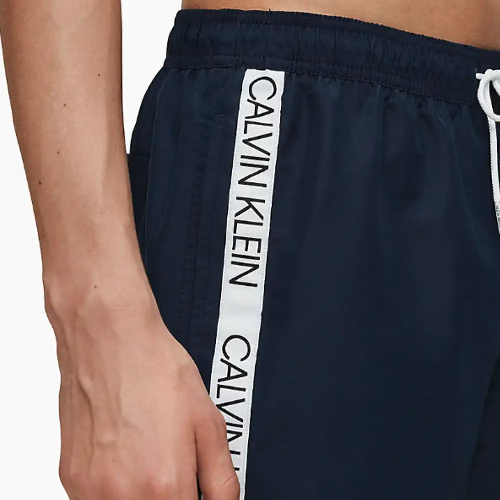 Boxer homme Calvin Klein core logo tape Bleu - ZESHOES