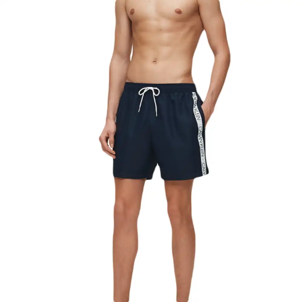 Boxer homme Calvin Klein core logo tape Bleu - ZESHOES