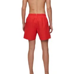 Short de bain homme Calvin Klein CORE LOGO RED Rouge - ZESHOES