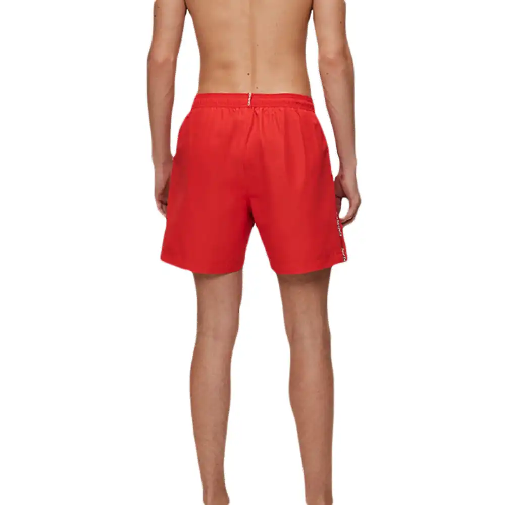 Short de bain homme Calvin Klein CORE LOGO RED Rouge - ZESHOES