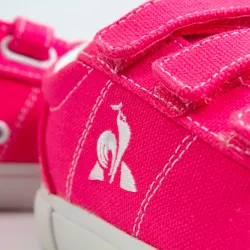 Basket basse fille Le Coq Sportif VERDON PLUS INF Rose - ZESHOES
