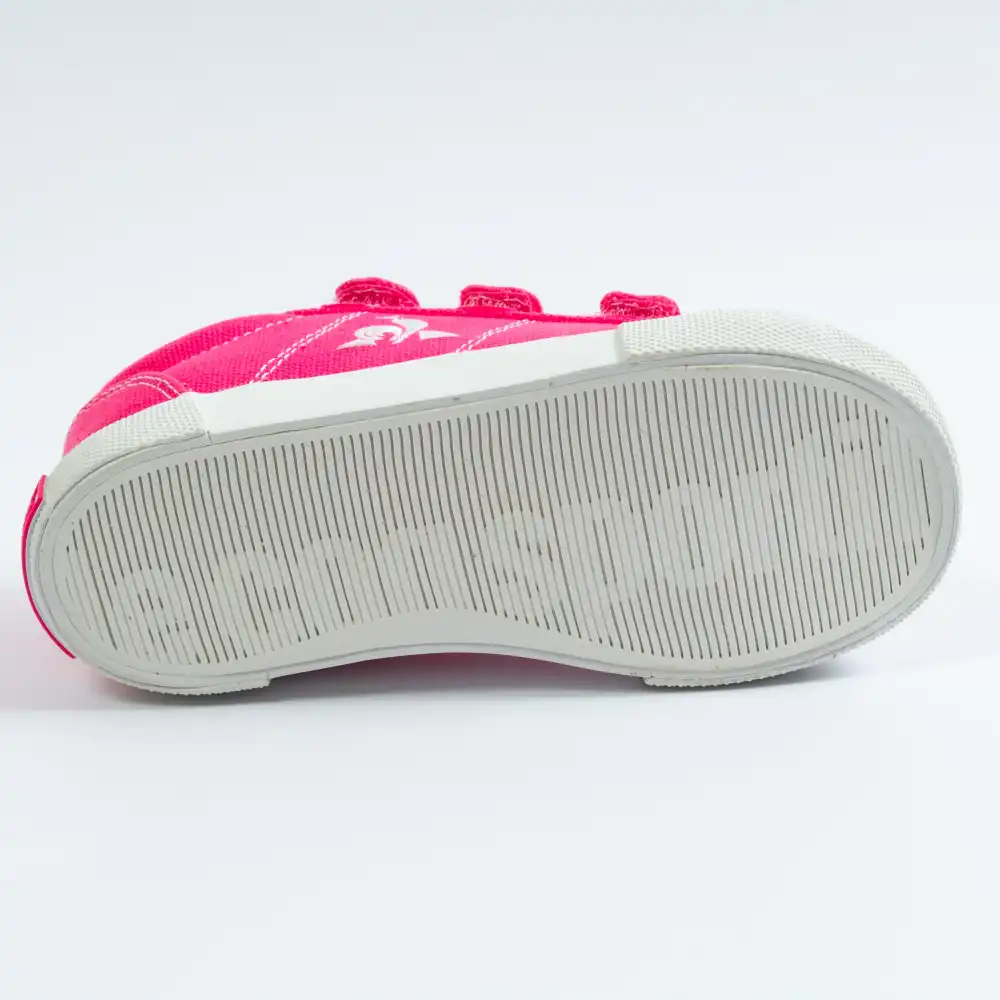 Basket basse fille Le Coq Sportif VERDON PLUS INF Rose - ZESHOES