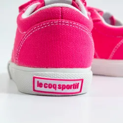 Basket basse fille Le Coq Sportif VERDON PLUS INF Rose - ZESHOES