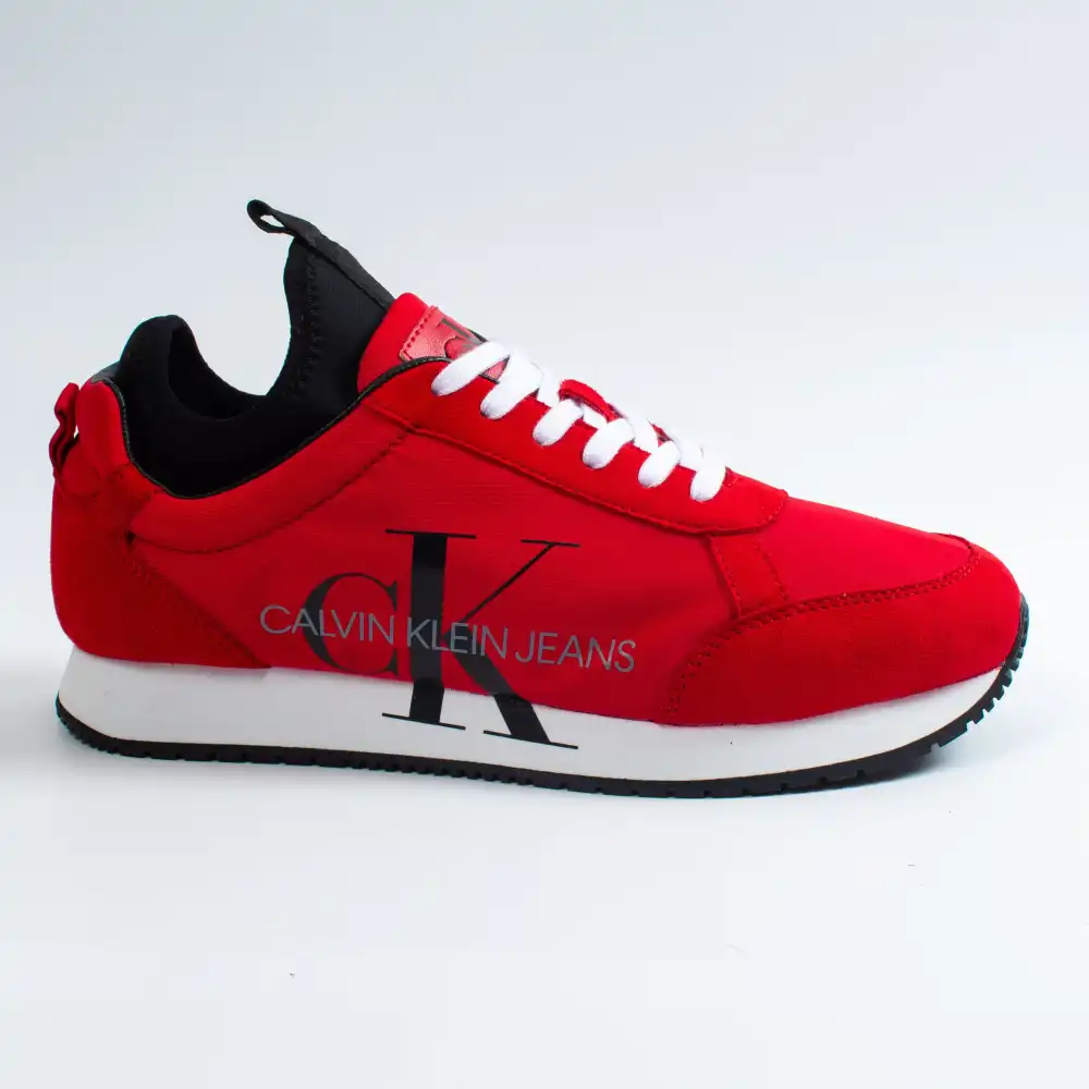 Basket basse homme Calvin Klein B4S0136-RED Rouge
