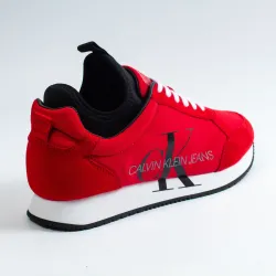 Basket basse homme Calvin Klein B4S0136-RED Rouge