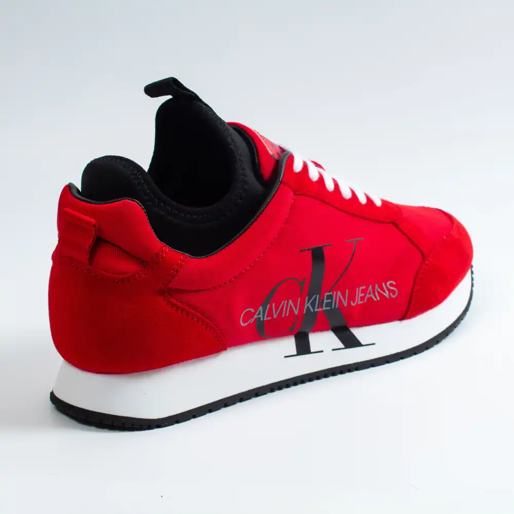 Basket basse homme Calvin Klein B4S0136-RED Rouge