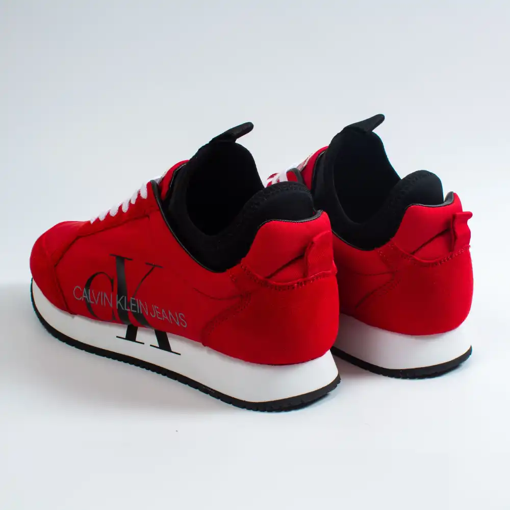 Basket basse homme Calvin Klein B4S0136-RED Rouge