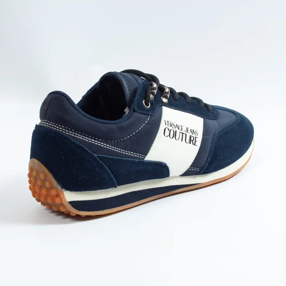 Basket basse homme Versace Linea Fondo Spyder Dis 1 Bleu - ZESHOES Basket basse homme Versace Linea Fondo Spyder Dis 1 Bleu - ZESHOES