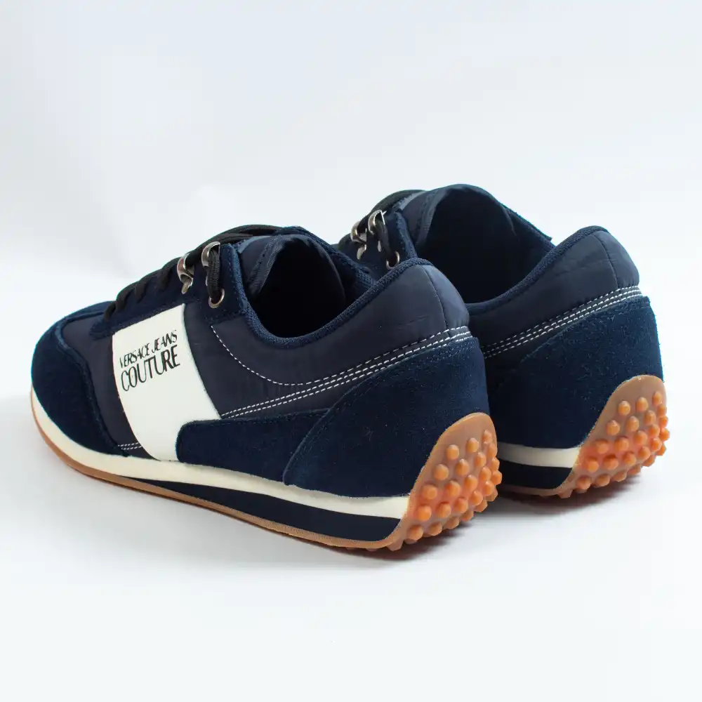 Basket basse homme Versace Linea Fondo Spyder Dis 1 Bleu - ZESHOES Basket basse homme Versace Linea Fondo Spyder Dis 1 Bleu - ZESHOES