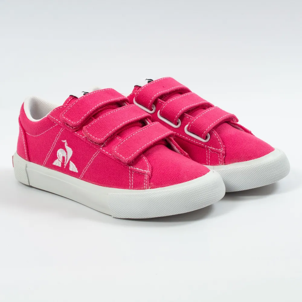 Basket basse fille Le Coq Sportif Verdon plus ps Rose ZESHOES