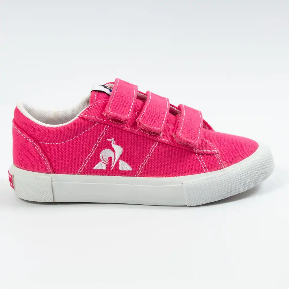Basket basse fille Le Coq Sportif VERDON PLUS PS Rose - ZESHOES