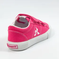 Basket basse fille Le Coq Sportif VERDON PLUS PS Rose - ZESHOES