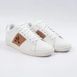 Basket basse homme Le Coq Sportif Courtclassic Blanc - ZESHOES