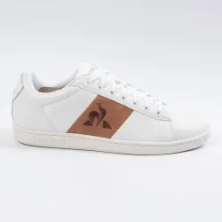 Basket basse homme Le Coq Sportif Courtclassic Blanc - ZESHOES