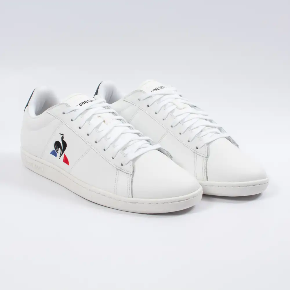 Basket basse homme Le Coq Sportif courtset Blanc - ZESHOES