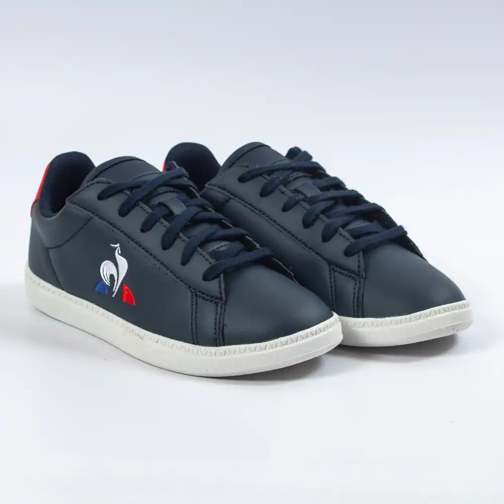 Basket basse garcon Le Coq Sportif courtset gs Bleu - ZESHOES