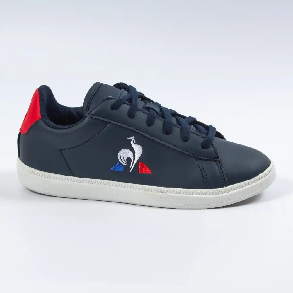 Basket basse garcon Le Coq Sportif COURTSET GS Bleu - ZESHOES