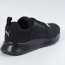 Basket basse garcon Puma Wired BLK Noir - ZESHOES Basket basse garcon Puma Wired BLK Noir - ZESHOES