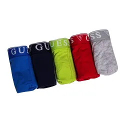 Boxer homme Guess triangle logo pack x5 Multicolor - ZESHOES