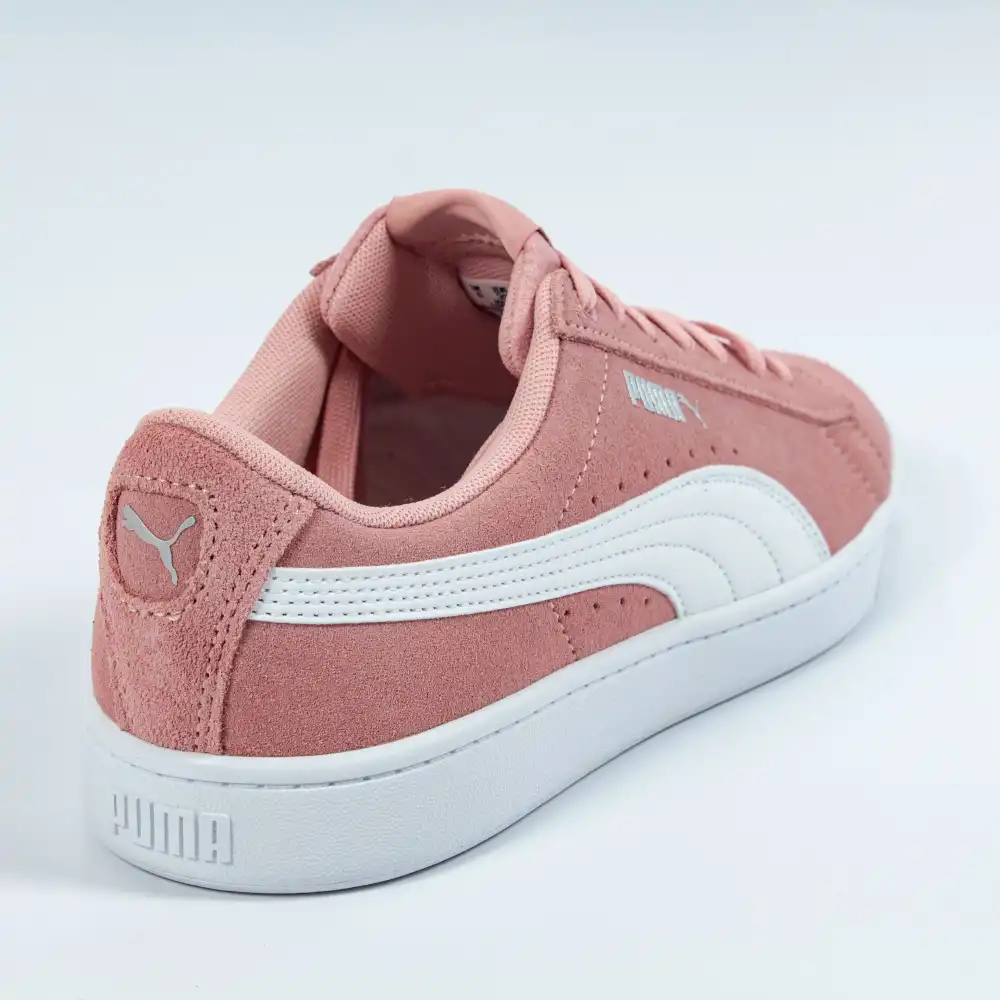 Basket basse fille Puma Vikky v2 Suede Rose - ZESHOES Basket basse fille Puma Vikky v2 Suede Rose - ZESHOES