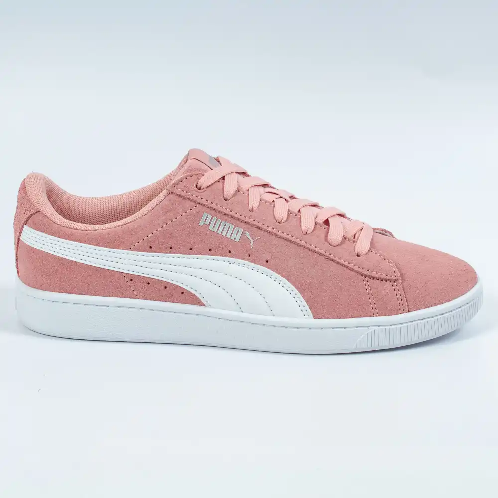 Basket basse fille Puma Vikky v2 Suede Rose - ZESHOES Basket basse fille Puma Vikky v2 Suede Rose - ZESHOES