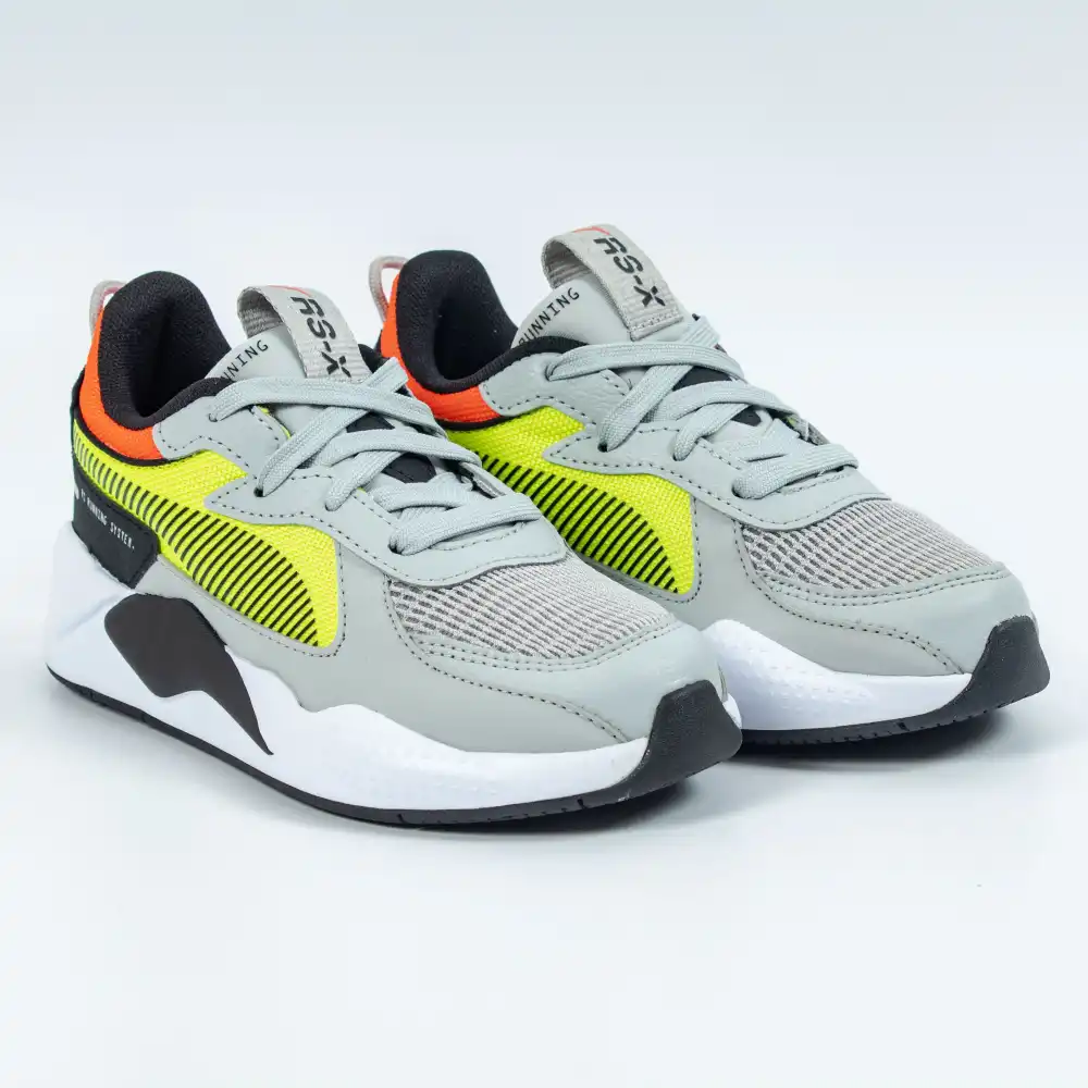 Basket basse garcon Puma RS-X Hard Drive Ps Gris - ZESHOES