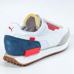 Basket basse homme Puma Future Rider Stream on Blanc - ZESHOES