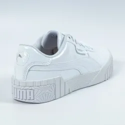 Basket basse garcon Puma Cali patient jr Blanc - ZESHOES Basket basse garcon Puma Cali patient jr Blanc - ZESHOES