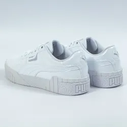 Basket basse garcon Puma Cali patient jr Blanc - ZESHOES Basket basse garcon Puma Cali patient jr Blanc - ZESHOES