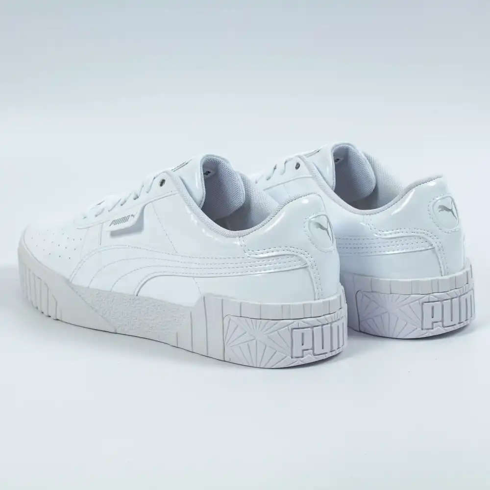 Basket basse garcon Puma Cali patient jr Blanc - ZESHOES Basket basse garcon Puma Cali patient jr Blanc - ZESHOES