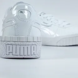 Basket basse garcon Puma Cali patient jr Blanc - ZESHOES Basket basse garcon Puma Cali patient jr Blanc - ZESHOES