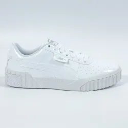 Basket basse garcon Puma Cali patient jr Blanc - ZESHOES Basket basse garcon Puma Cali patient jr Blanc - ZESHOES